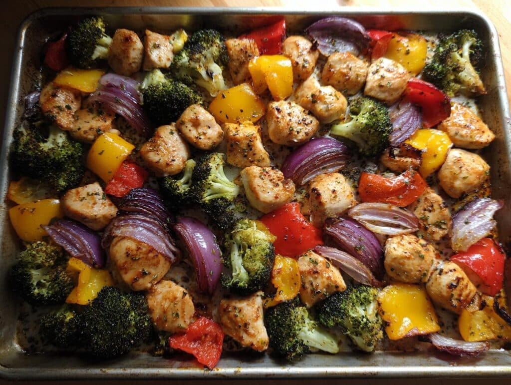 30-Minute Chicken and Veggie Sheet Pan