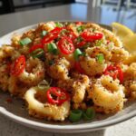 Air Fryer Salt and Pepper Calamari