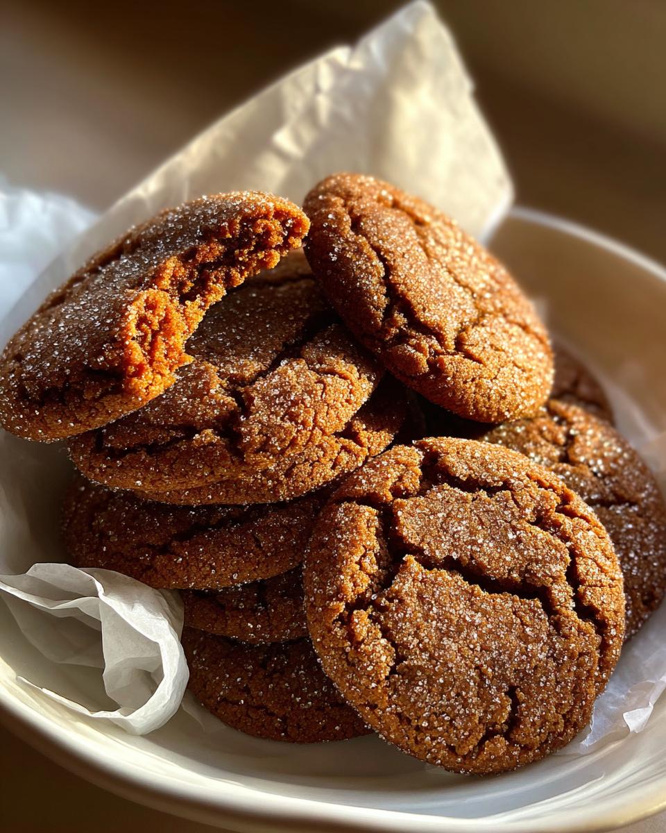 Chewy Molasses Spice Cookies - detail 2