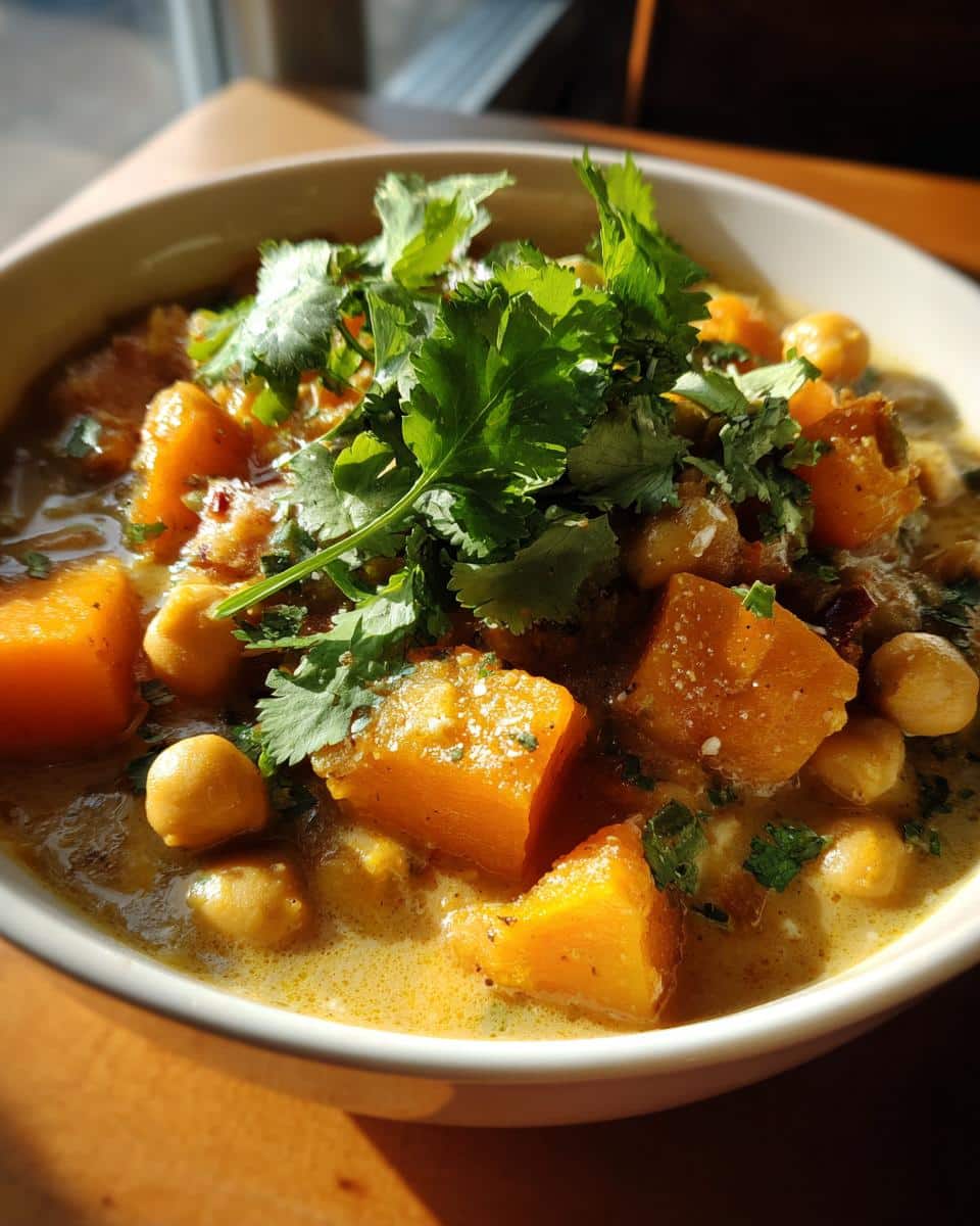 Chickpea & Butternut Squash Curry