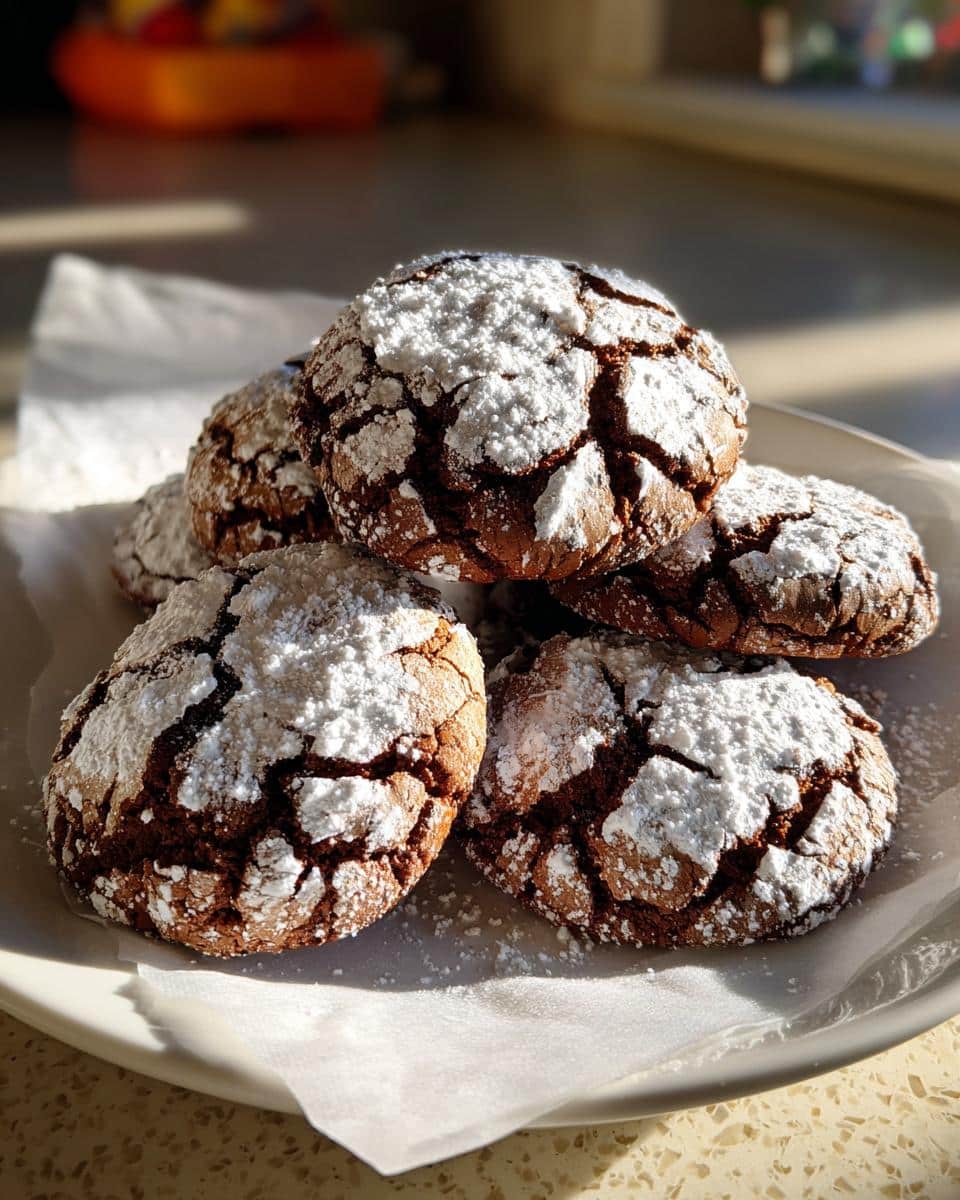 Chocolate Crinkle Cookies - detail 1