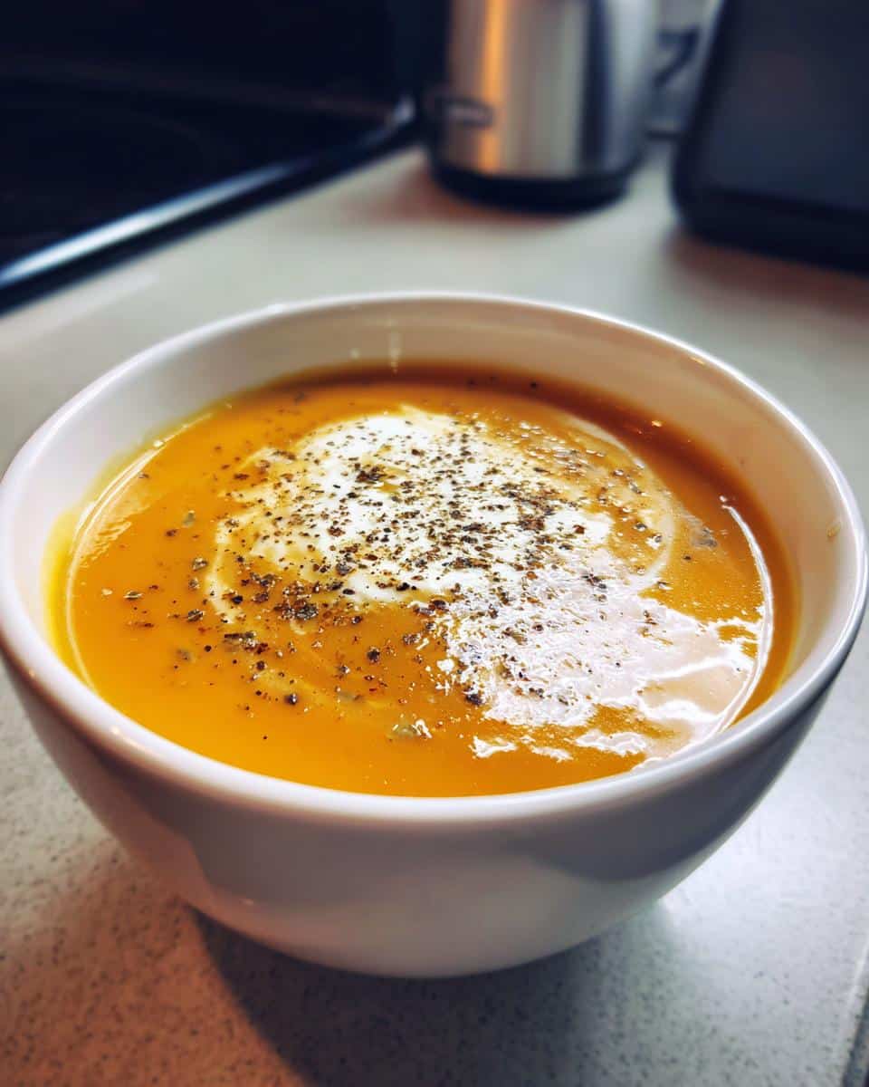 Creamy Butternut Squash Soup - detail 1