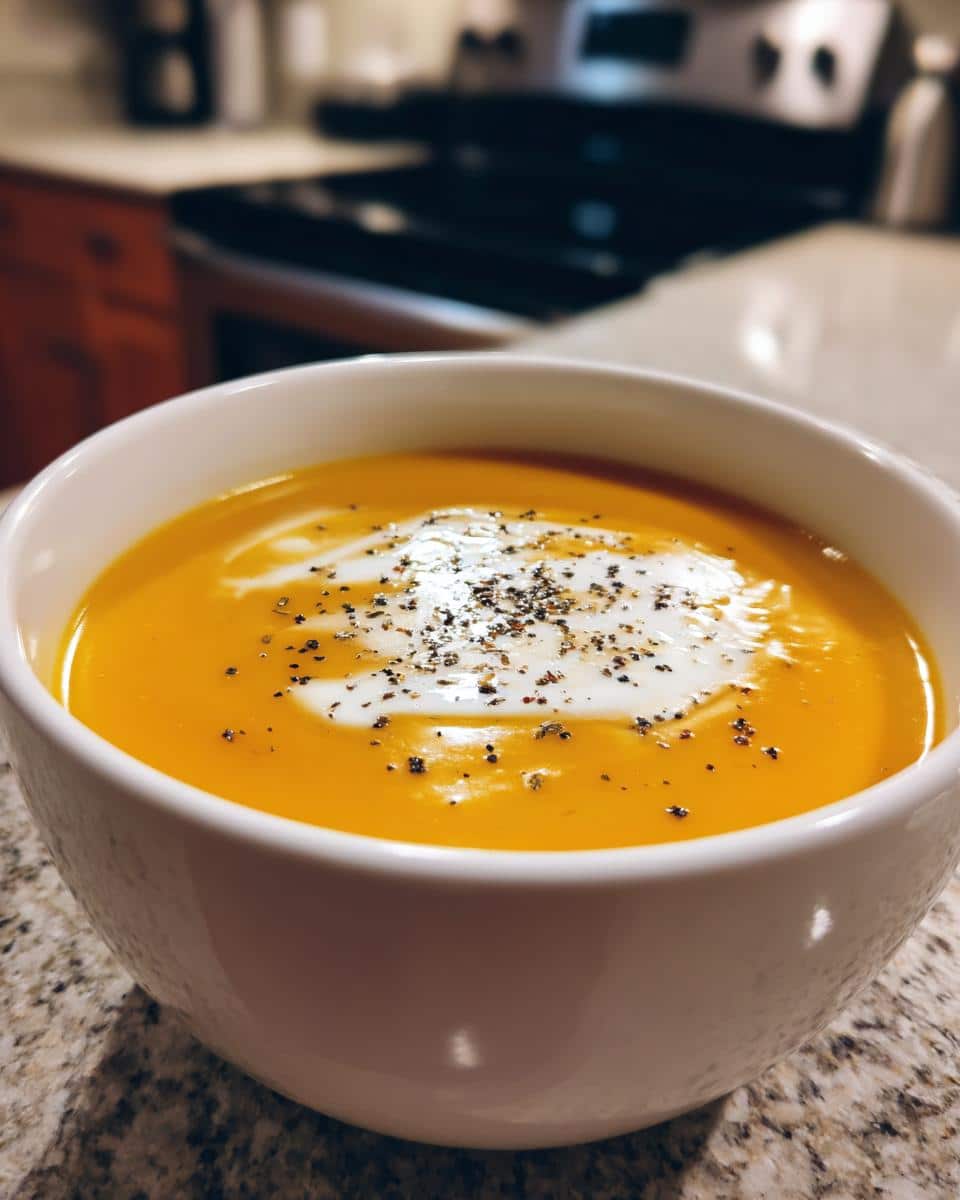 Creamy Butternut Squash Soup - detail 2
