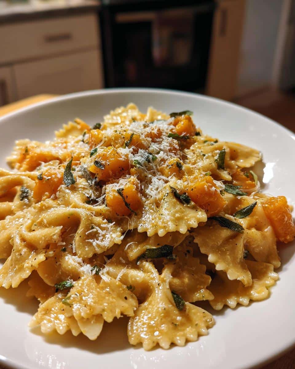 Creamy Butternut Squash and Sage Pasta - detail 2