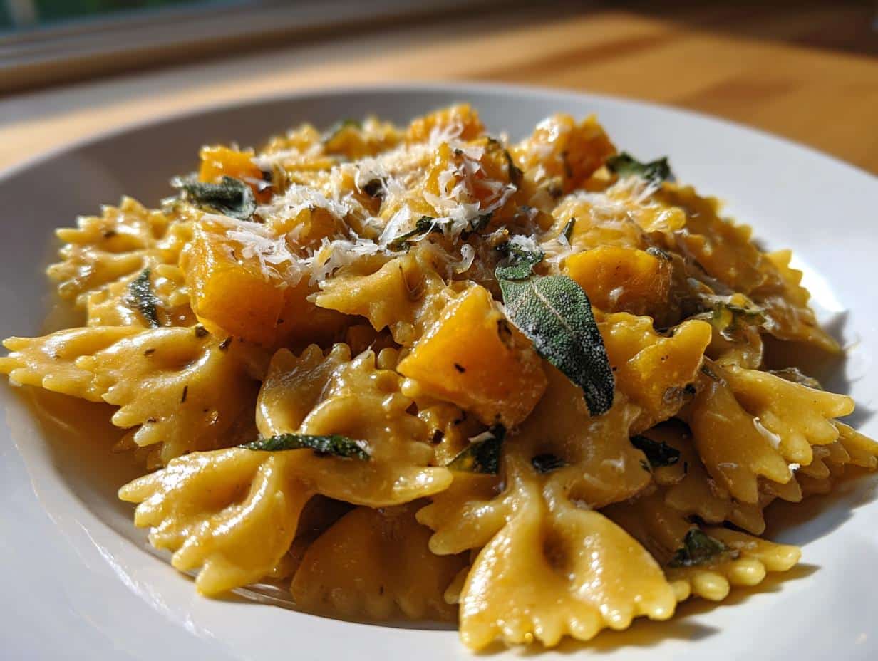 Creamy Butternut Squash and Sage Pasta