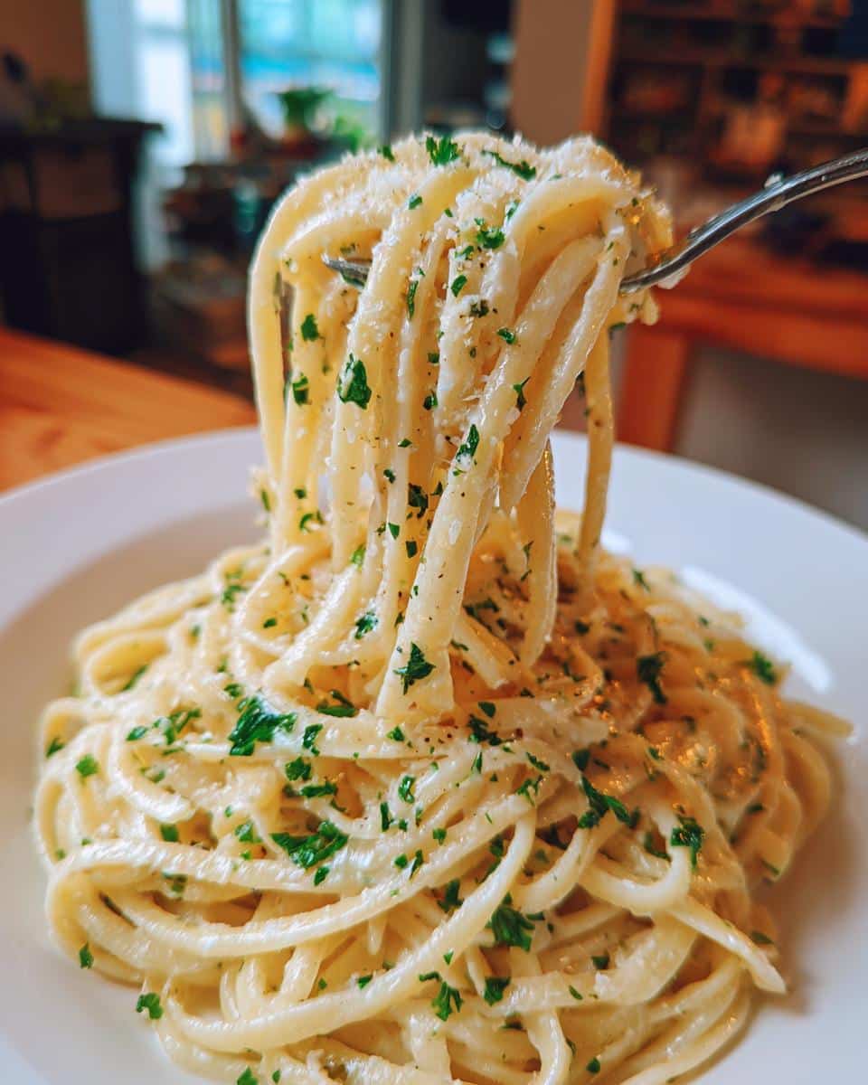 Creamy Garlic Parmesan Pasta (30 Min) - detail 1