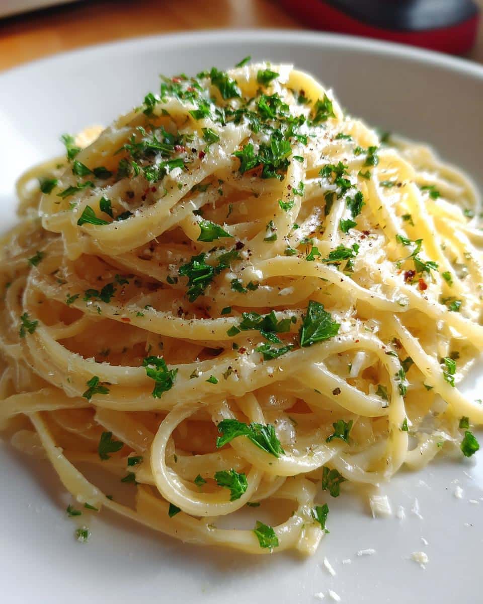 Creamy Garlic Parmesan Pasta (30 Min) - detail 2