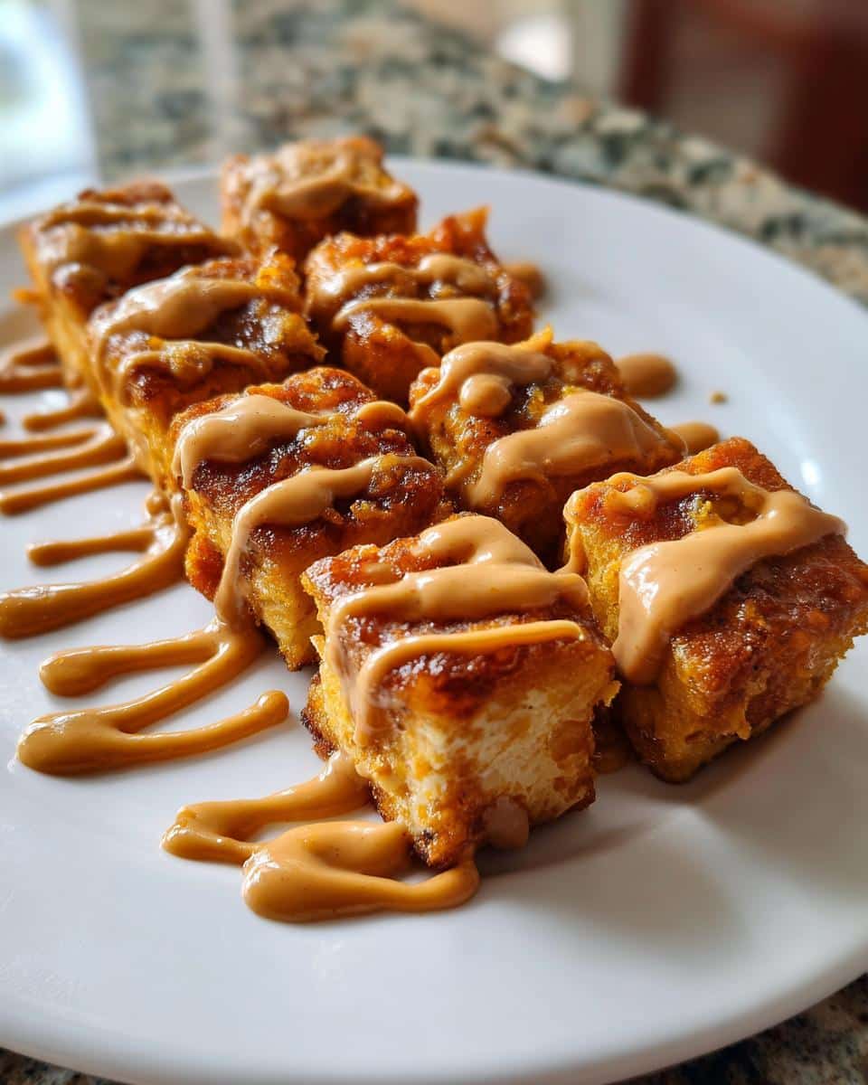 Crispy Baked Tofu with Peanut Sauce - detail 1