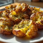 Crispy Smashed Potatoes with Rosemary