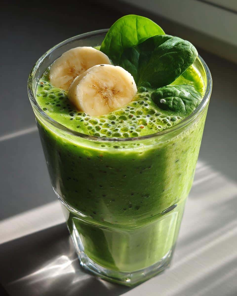 Detox Green Smoothie (Spinach & Banana) - detail 1