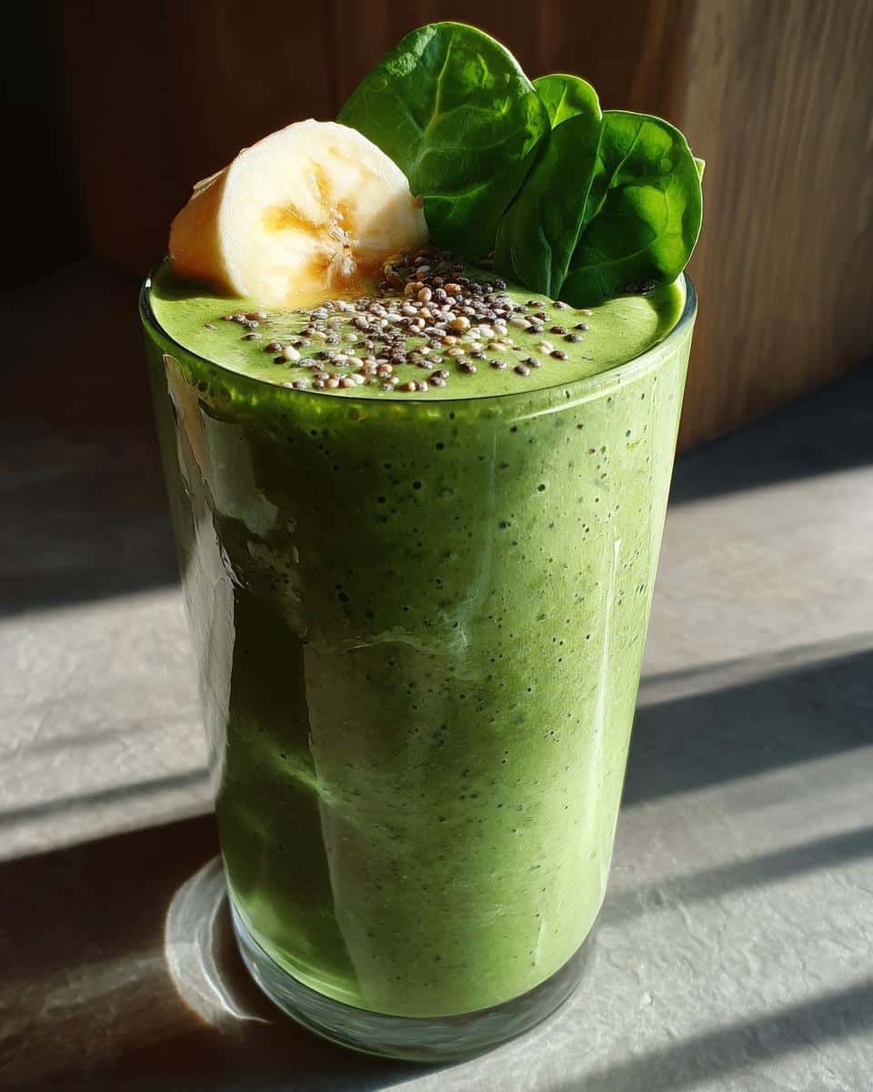 Detox Green Smoothie (Spinach & Banana) - detail 2