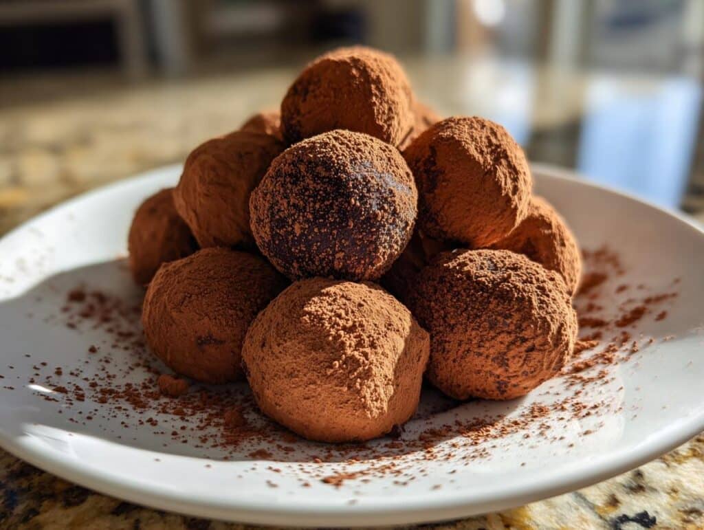 Easy No-Bake Holiday Truffles