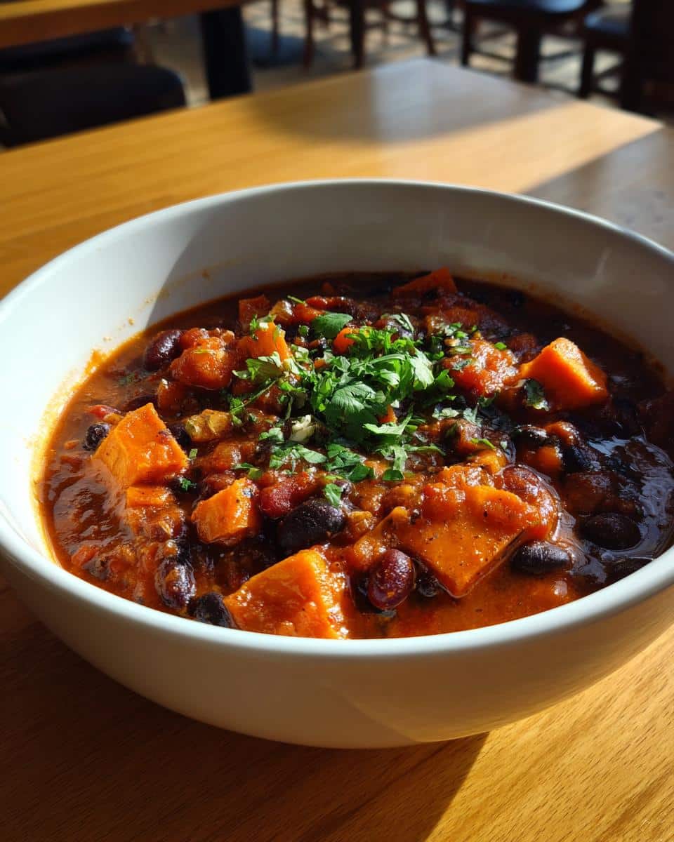 Easy Vegetarian Chili with Sweet Potatoes Sweet - detail 1