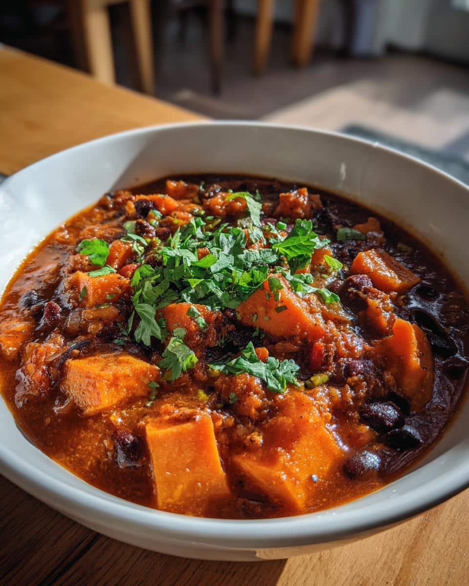 Easy Vegetarian Chili with Sweet Potatoes Sweet - detail 2