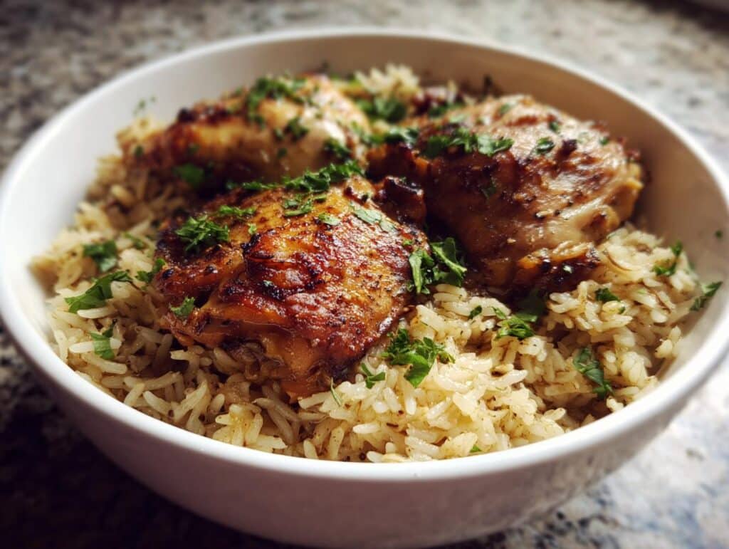 Easy one-Pot Chicken and Rice