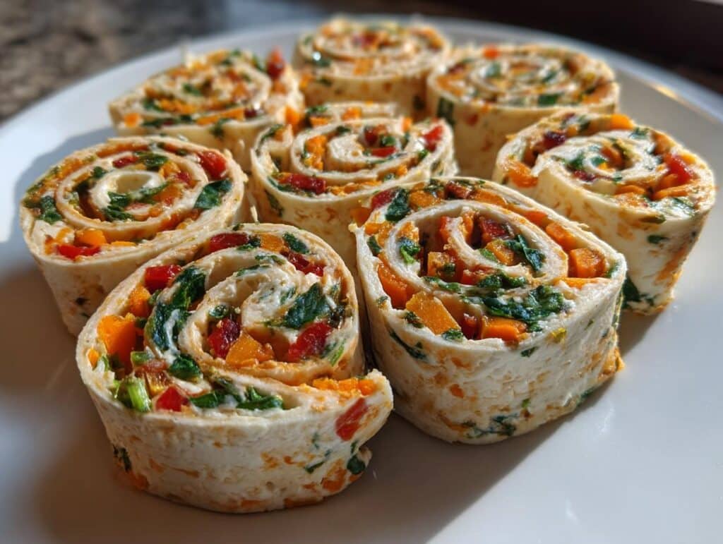 Festive Veggie Pinwheels