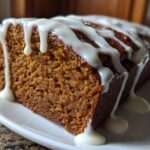 Gingerbread Loaf with Cream Cheese Glaze