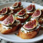 Goat Cheese and Fig Crostini