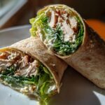 Healthy Chicken Caesar Wraps (No Mayo)
