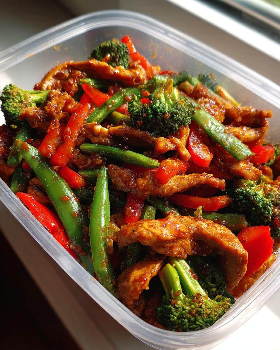 Healthy Chicken Stir-fry Meal Prep - detail 1