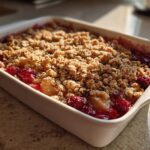 Holiday Spiced Cranberry & Apple Crisp