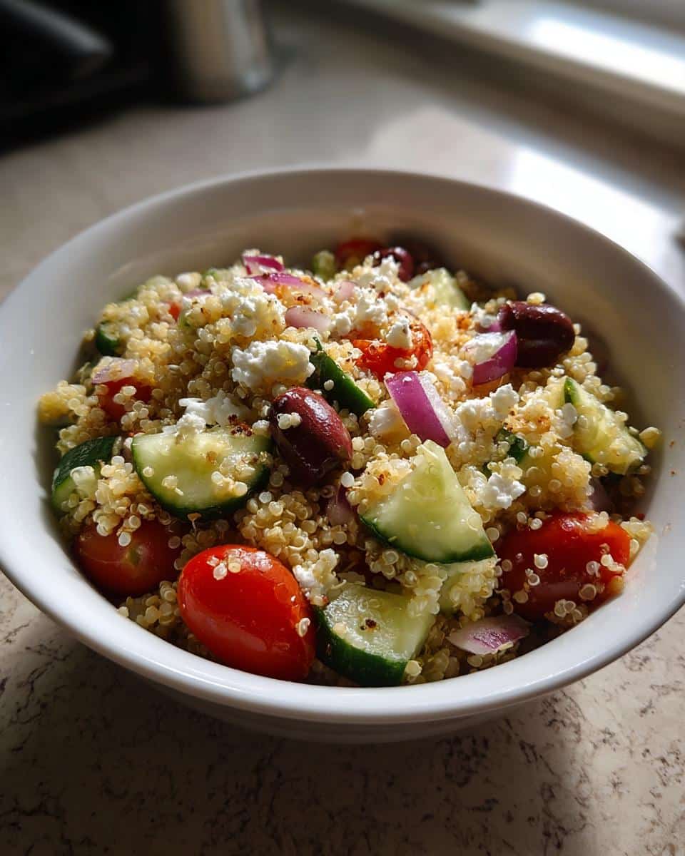 Mediterranean Quinoa Salad - detail 1