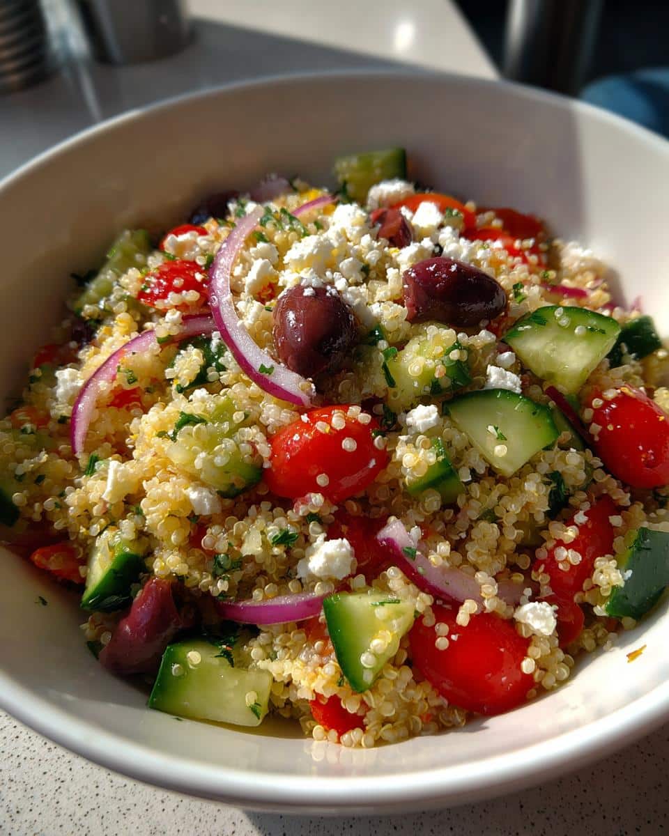 Mediterranean Quinoa Salad - detail 2