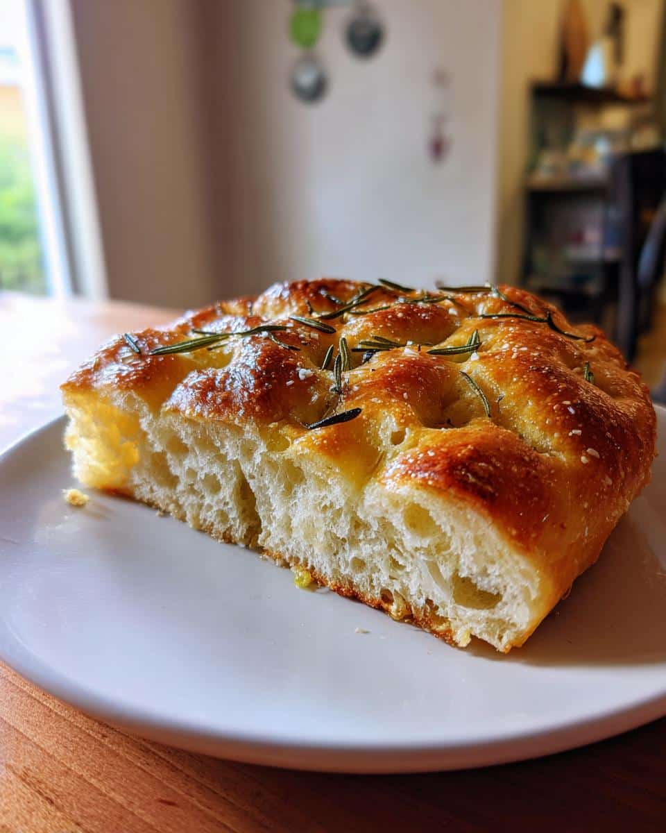 No-Knead Focaccia Bread - detail 2