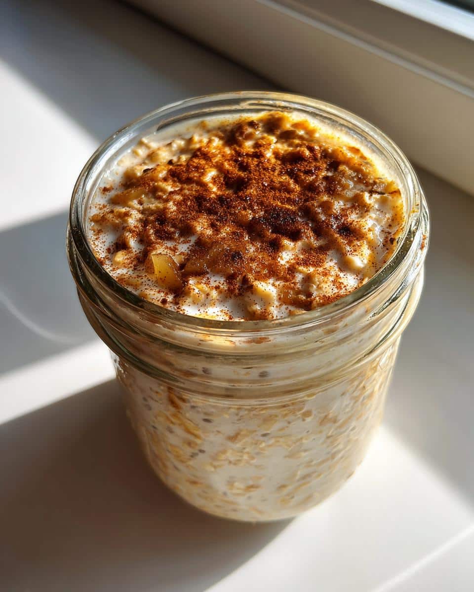 Overnight Oats with Apple and Cinnamon
