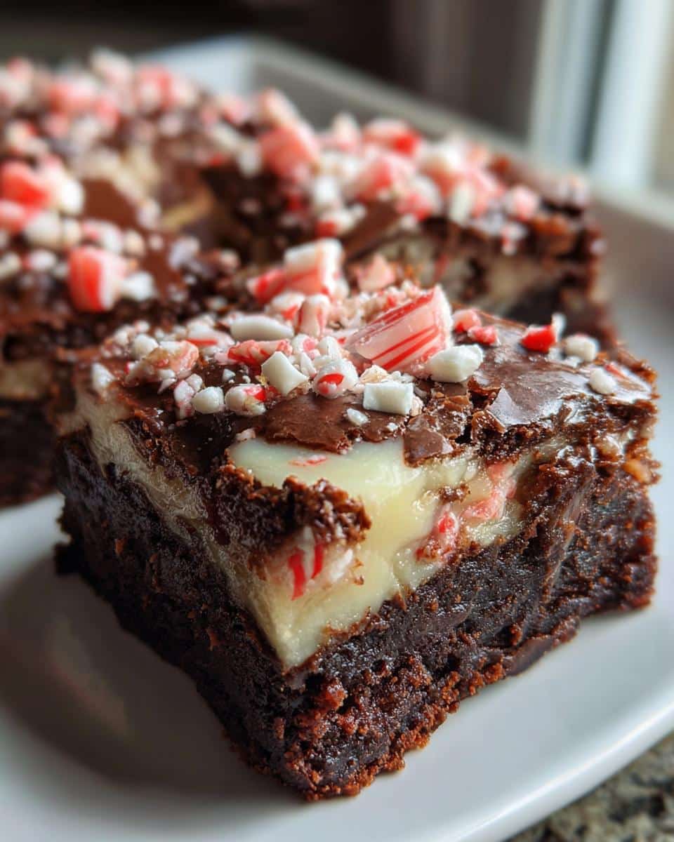 Peppermint Bark Brownies - detail 1