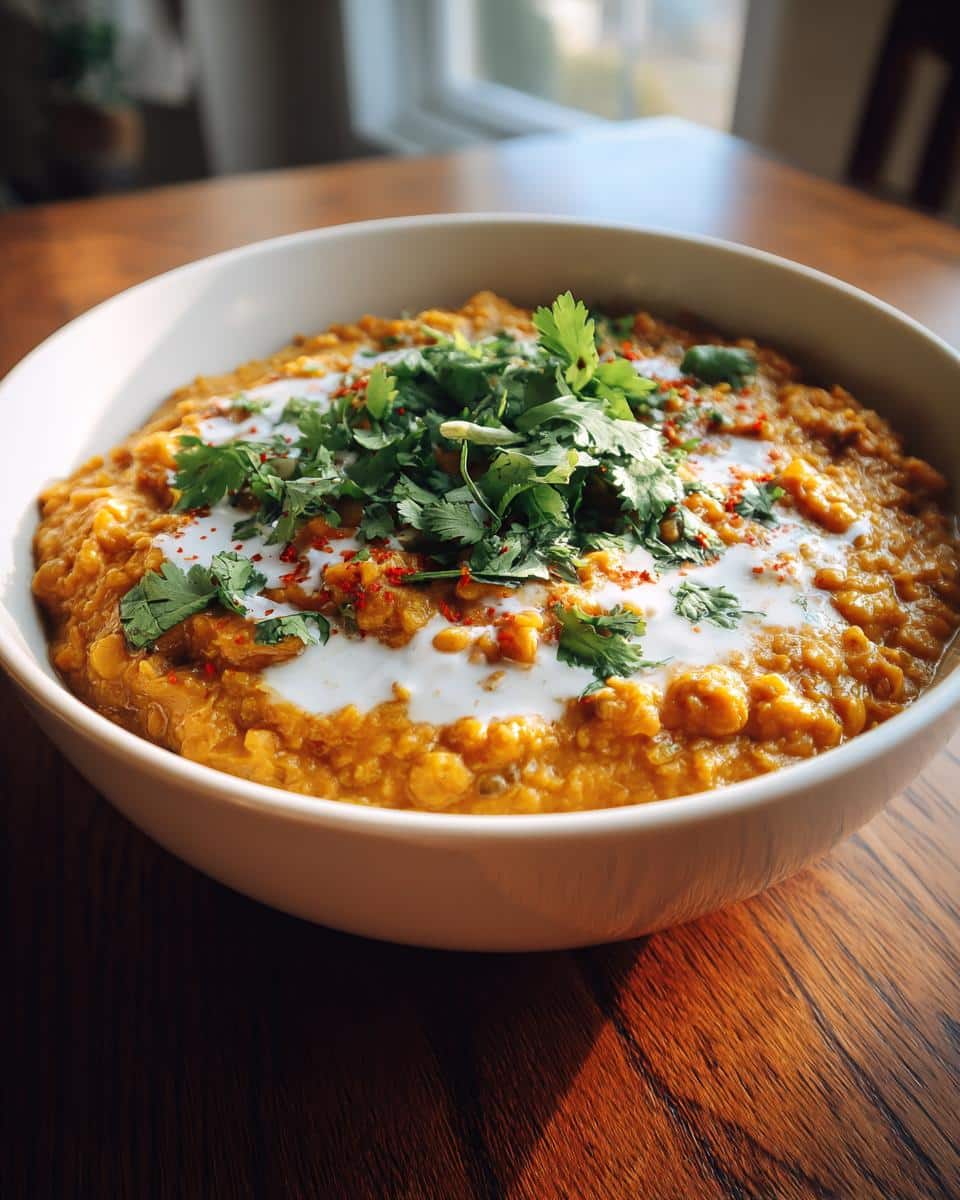 Quick Red Lentil Curry (Vegan) - detail 1