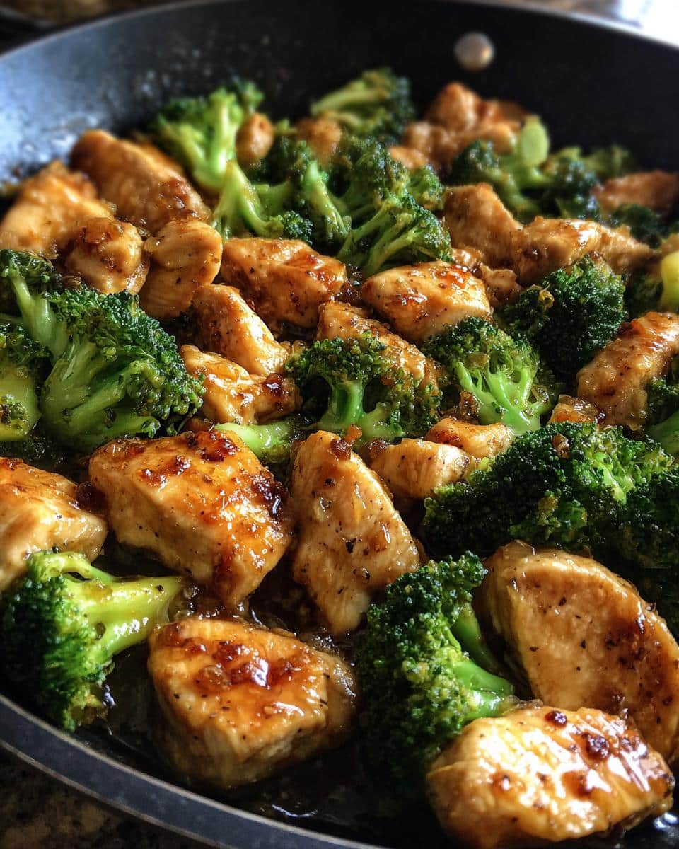 Quick Skillet Chicken and Broccoli