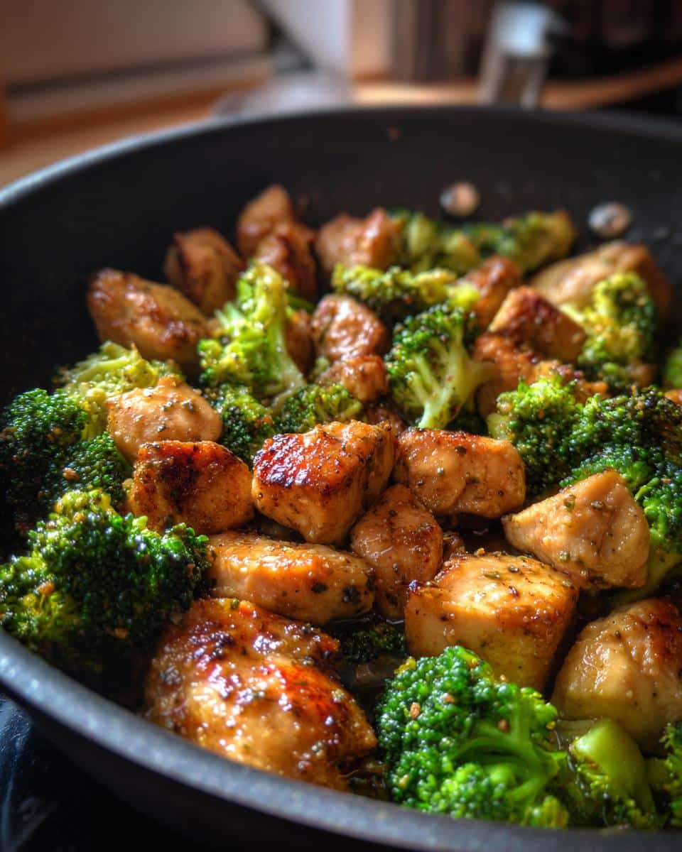 Quick Skillet Chicken and Broccoli