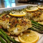 Sheet Pan Lemon Herb Cod and Asparagus