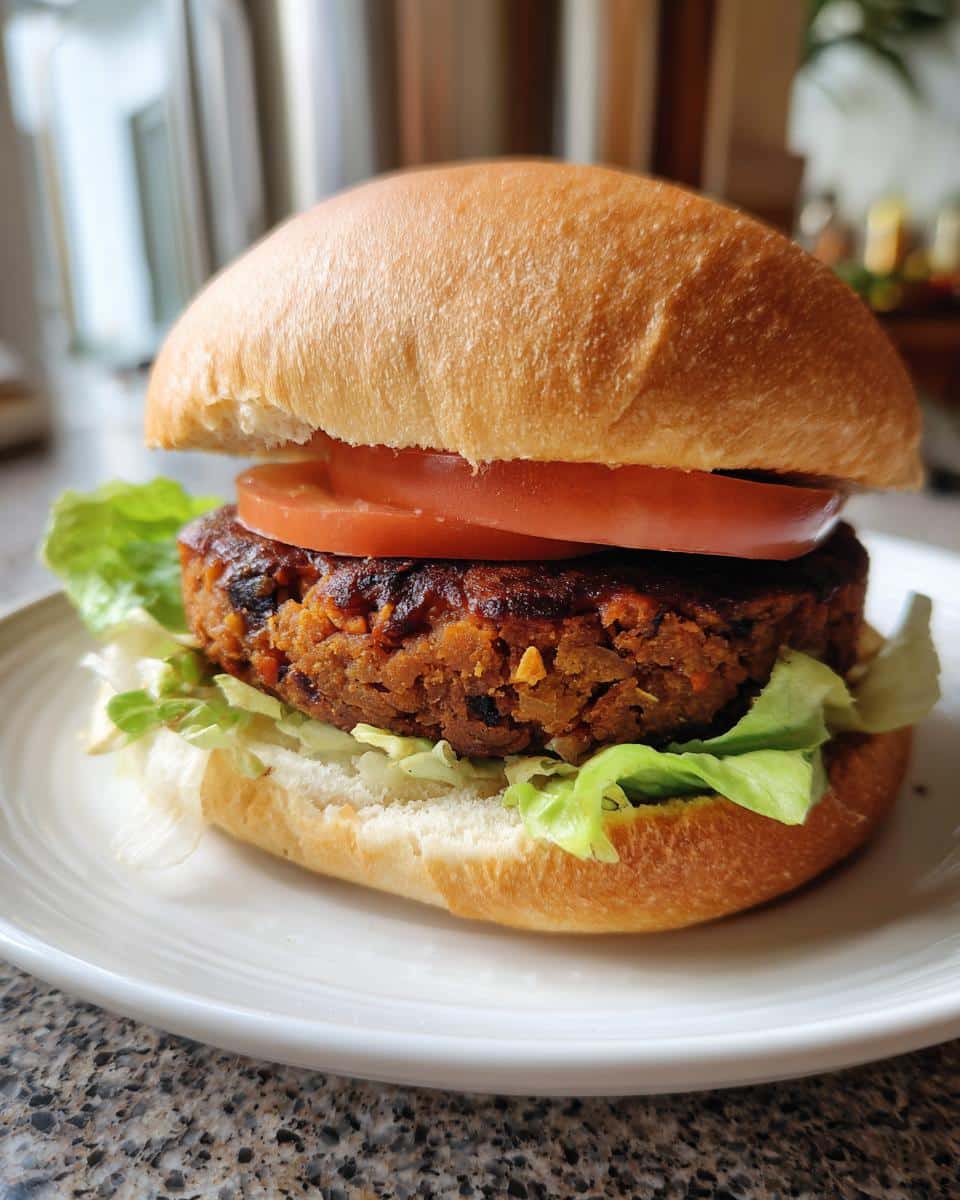 Spicy Black Bean Burgers - detail 2