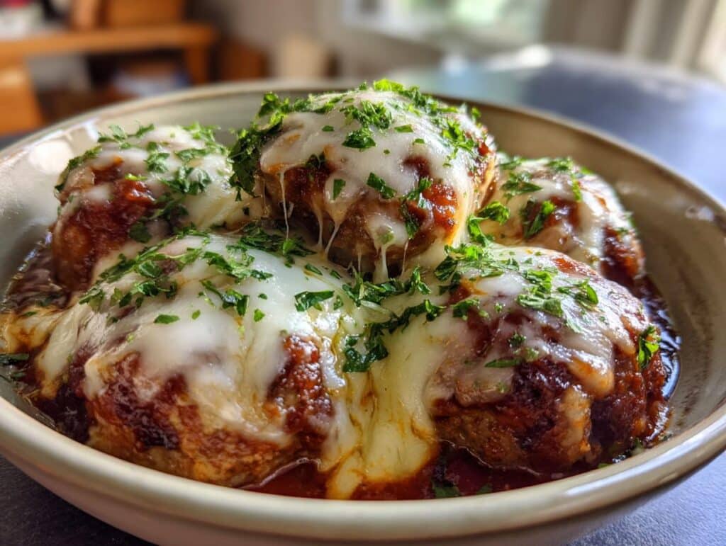 Turkey Meatball Sub Bowls