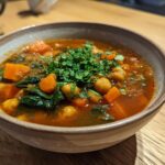 Warm Vegetable & Chickpea Stew