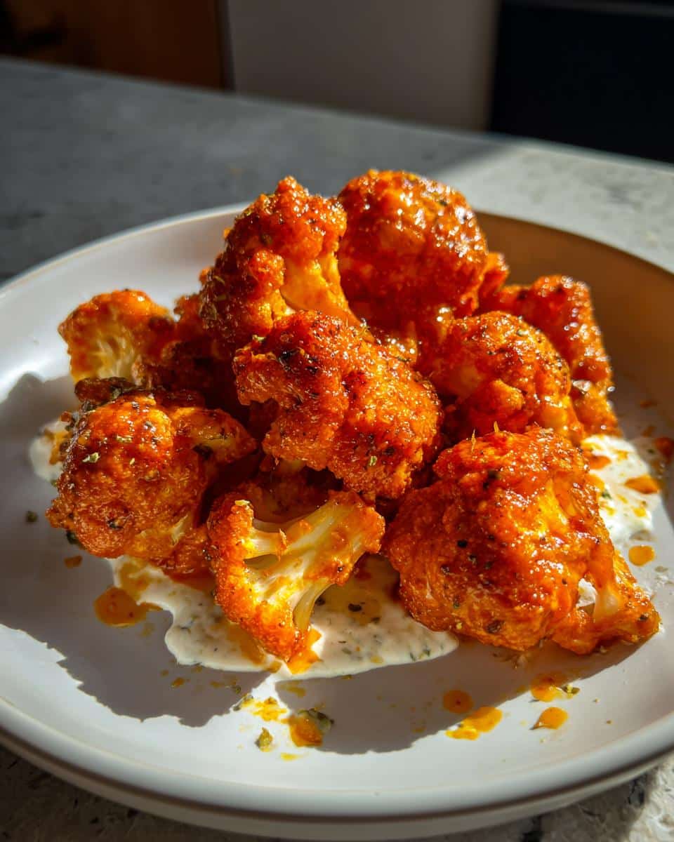 Air Fryer Buffalo Cauliflower Wings - detail 2