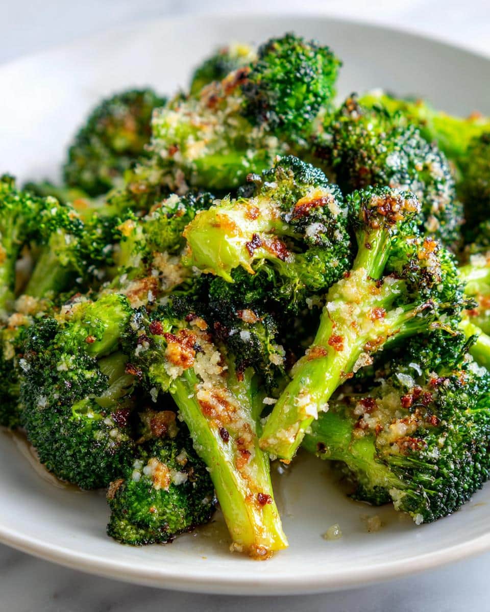 Air Fryer Garlic Parmesan Broccoli - detail 2