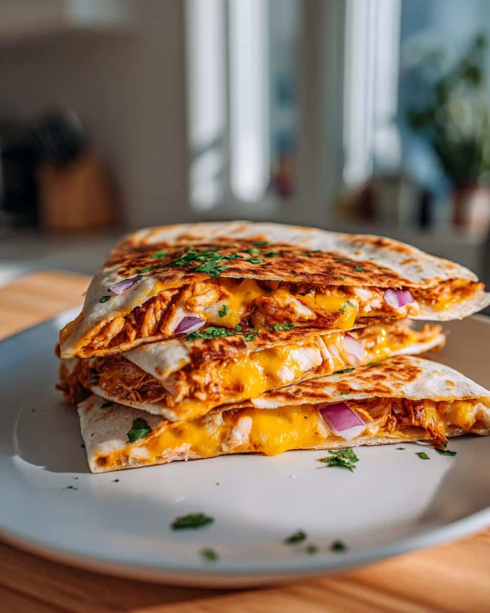 BBQ Chicken Quesadillas - detail 2