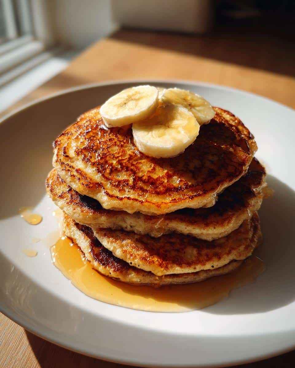Banana Oat Blender Pancakes - detail 1