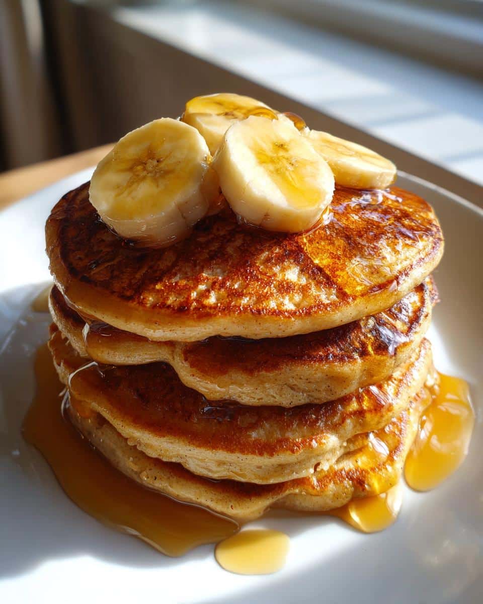 Banana Oat Blender Pancakes - detail 2