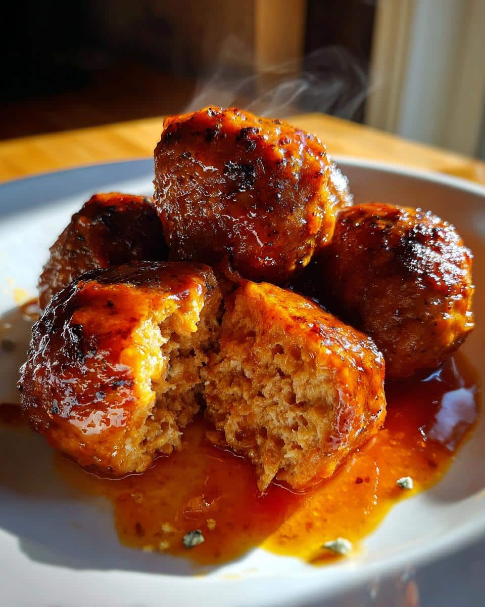 Buffalo Chicken Meatballs - detail 2