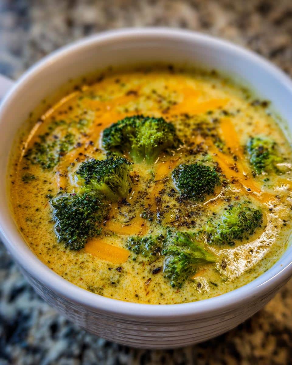 Creamy Broccoli Cheddar Soup - detail 1