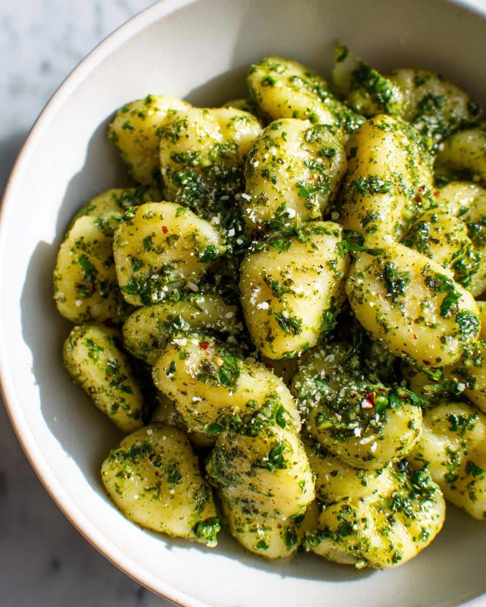 Easy Pesto Gnocchi Skillet - detail 1