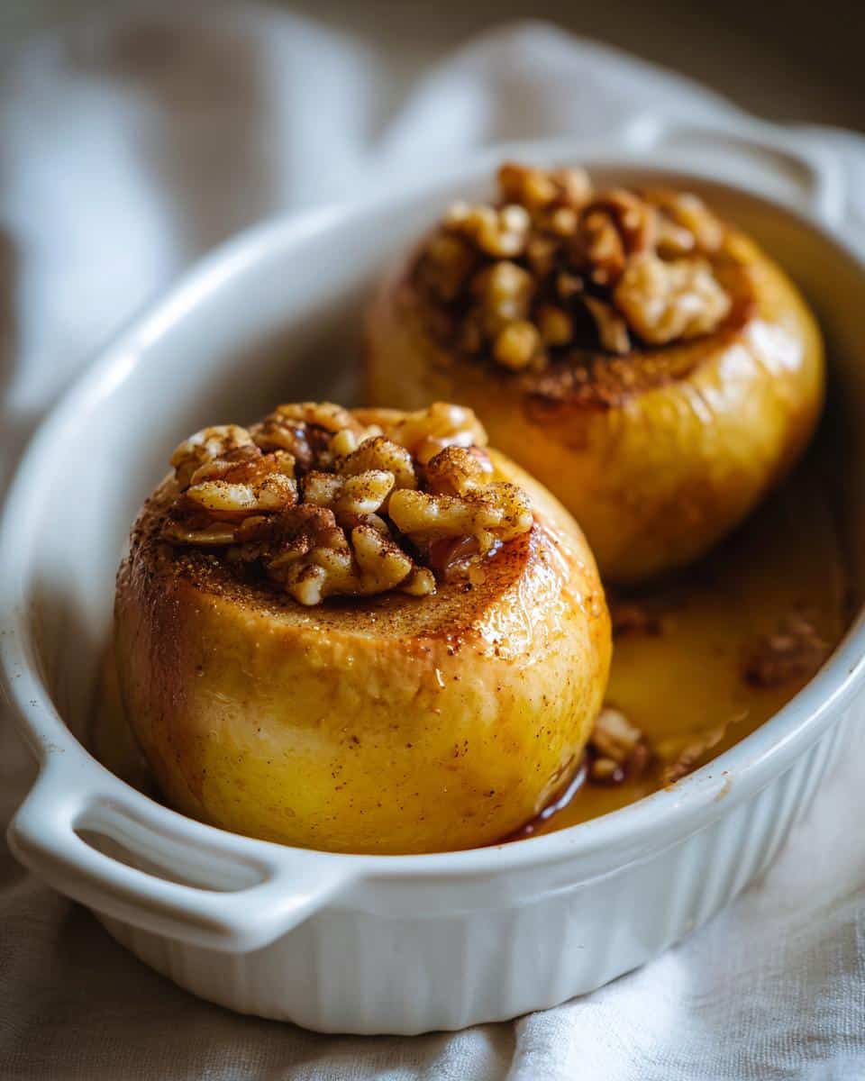 Healthy Baked Apples with Cinnamon - detail 1