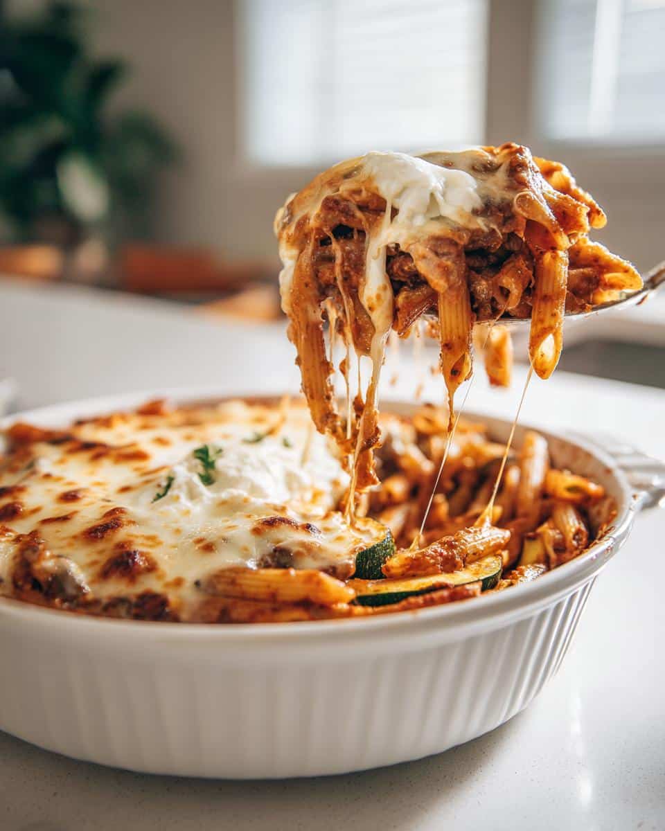 Healthy Baked Ziti - detail 2