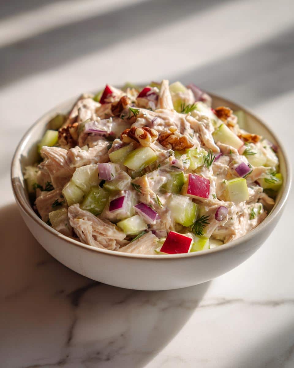 Healthy Chicken Salad with Apples - detail 2