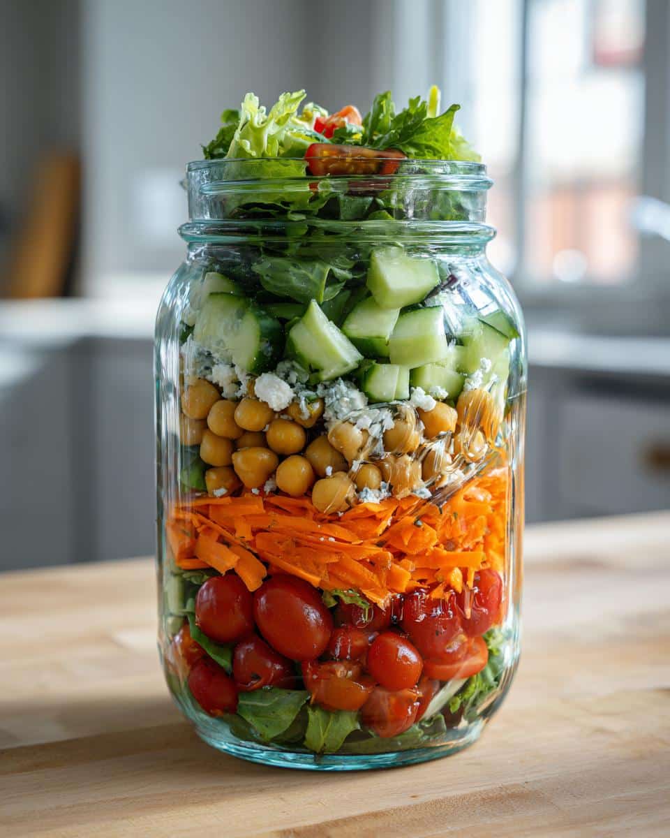 Healthy Mason Jar Salads - detail 1