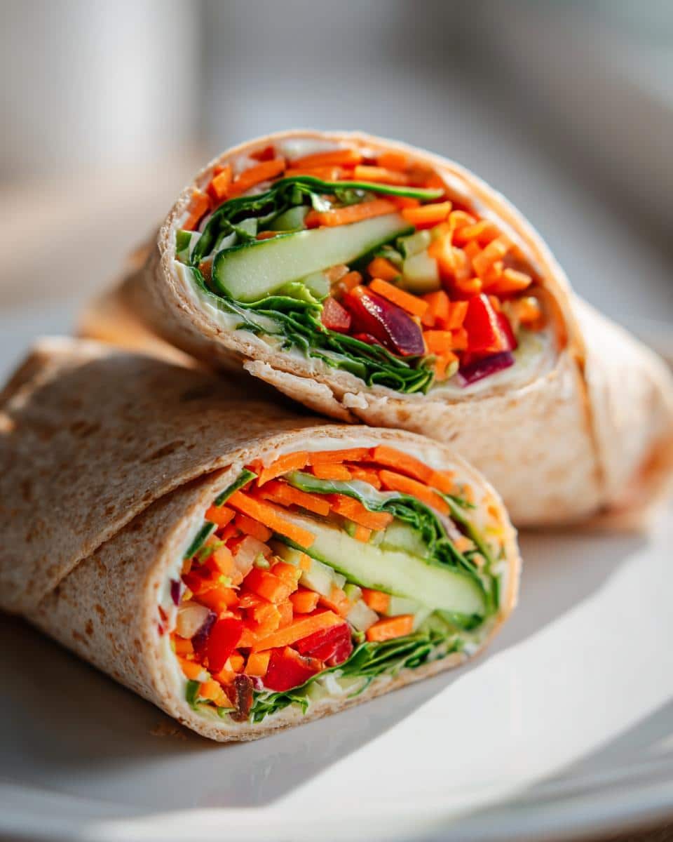 Healthy Veggie Pinwheels - detail 2